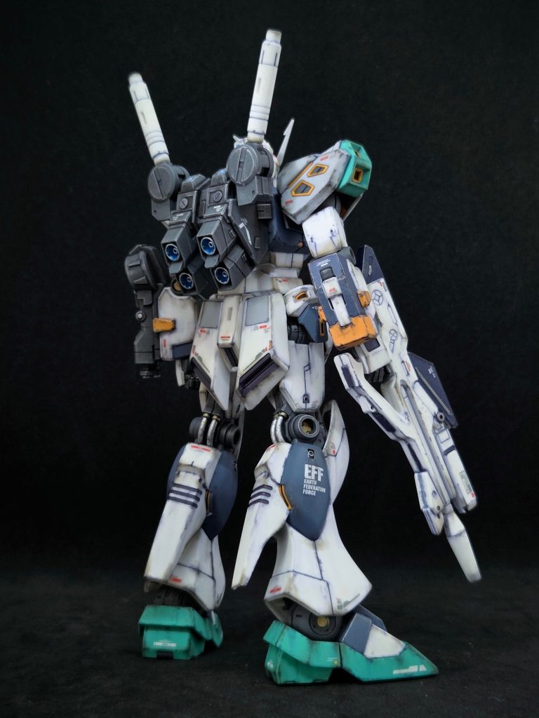 HG RX-94 Mass Production Type NU GUNDAM–5枚目/制作者：kuro@A91