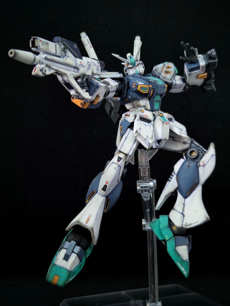 HG RX-94 Mass Production Type NU GUNDAM–9枚目/制作者：kuro@A91