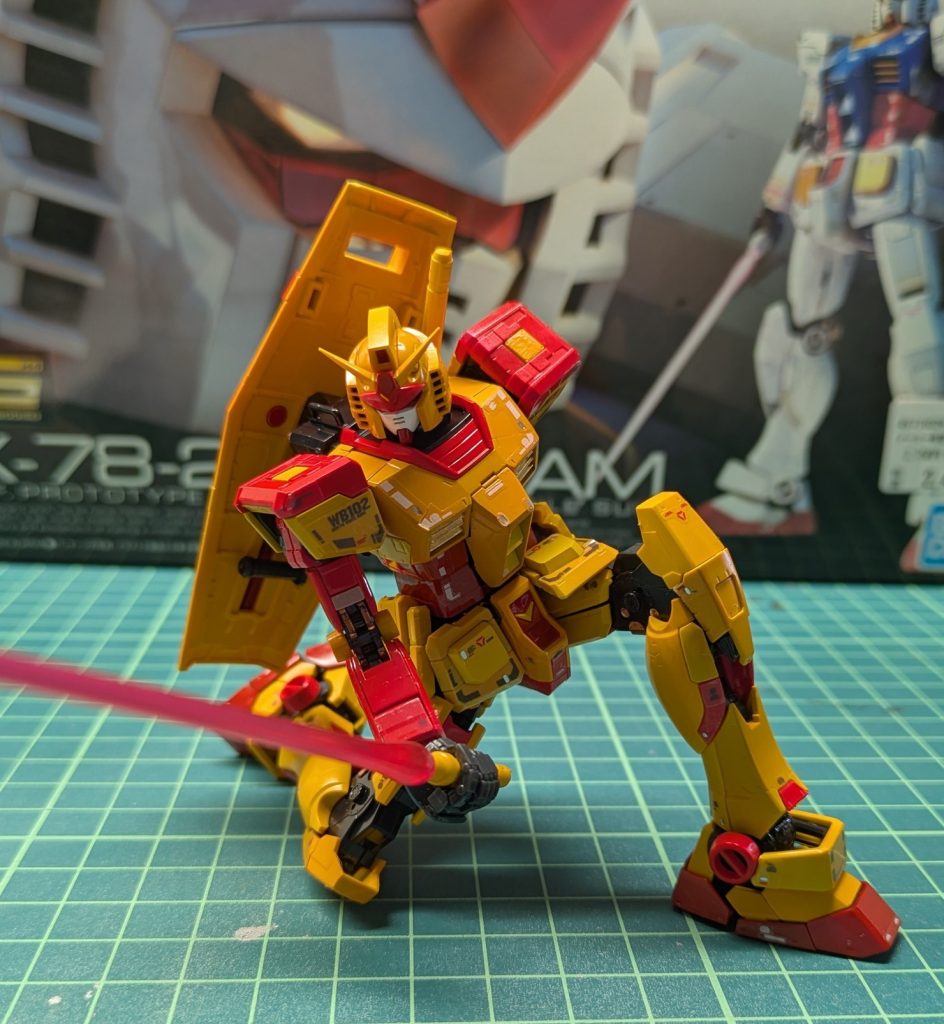 RGガンダムver1.0チキンタツタ専用機–4枚目/制作者：おかじぃ