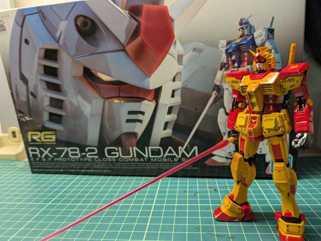 RGガンダムver1.0チキンタツタ専用機