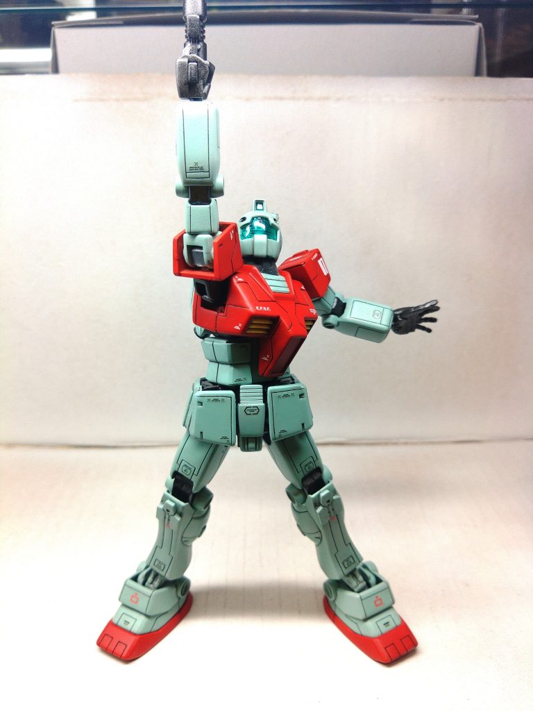 ジムのラストシューティング😎これはやっぱりガンダムですね😂