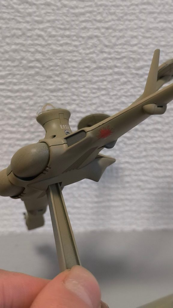 デカールのペイントの跡は、ジム改のデカールで再現