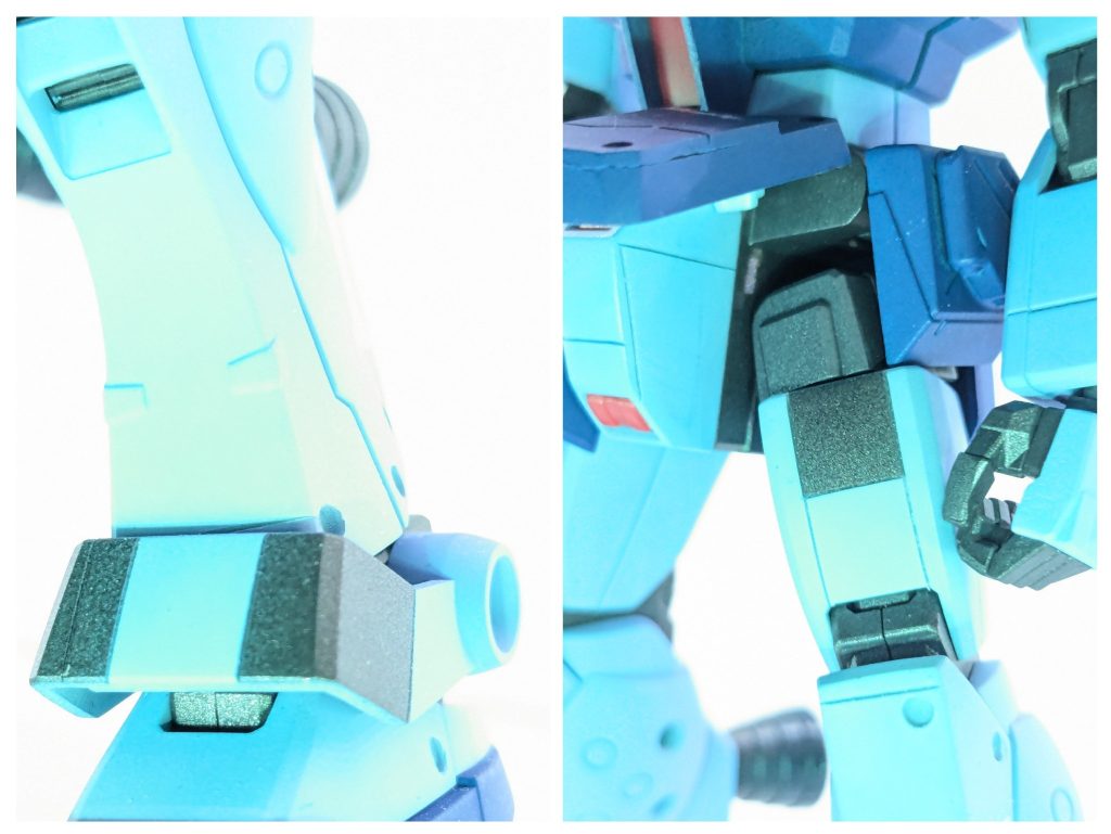ここの塗り分けは結構おすすめなんですが太ももの部分はほとんど見えないんですよね(gundam-kao9)
