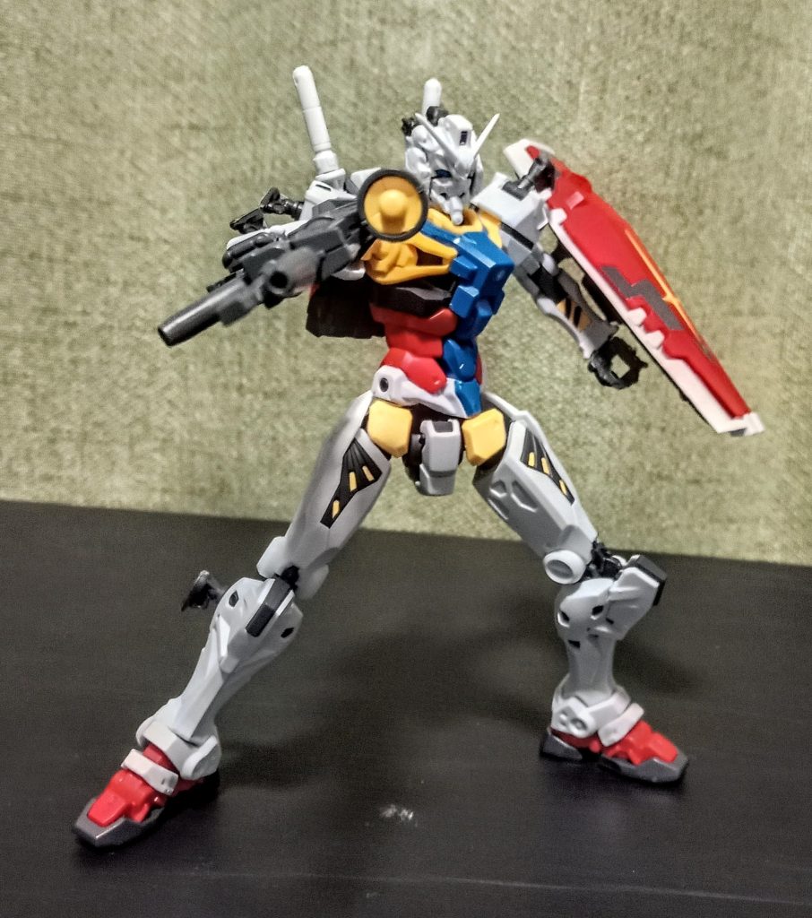 白いガンダムとエクシア–5枚目/制作者：フィル|ω•)ﾁﾗｯ✨