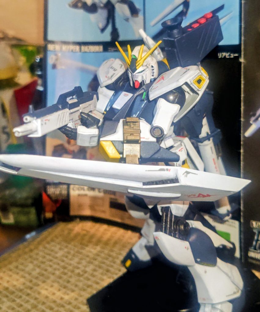 違う角度からのニューガンダムです😊カッコいい！😊w
