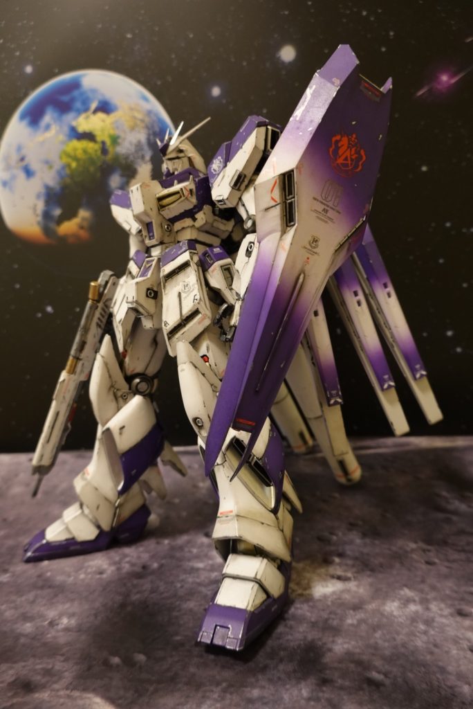 ノーマルのνガンダムもカッコいいけど、Hi-vガンダムもかっこよいです✨️