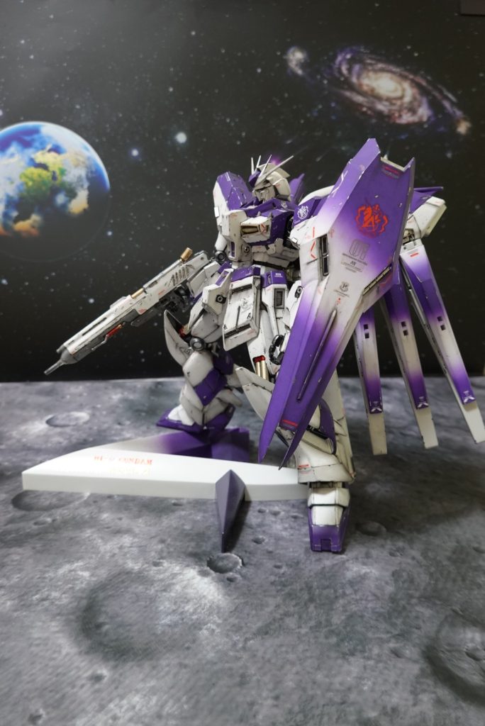初グラデーションはひとまず満足する仕上がりになりました(gundam-kao6)