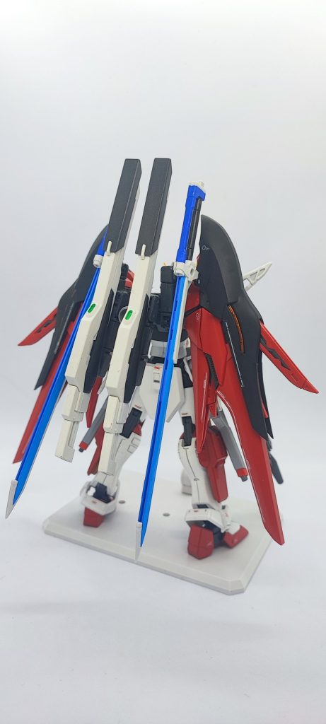 背面。