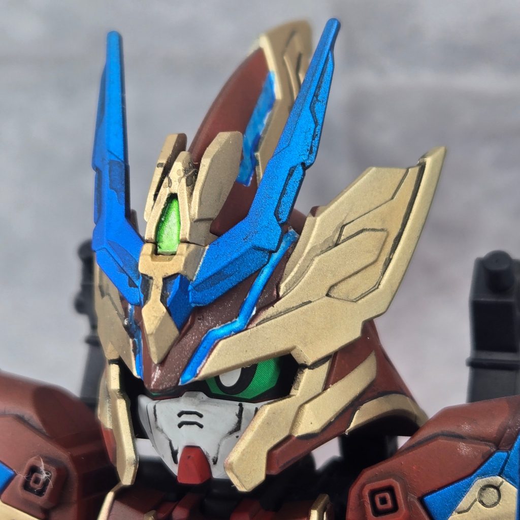 マスクオフですねー今回はちょっと手抜きしました。目はシールで終わらせてます
