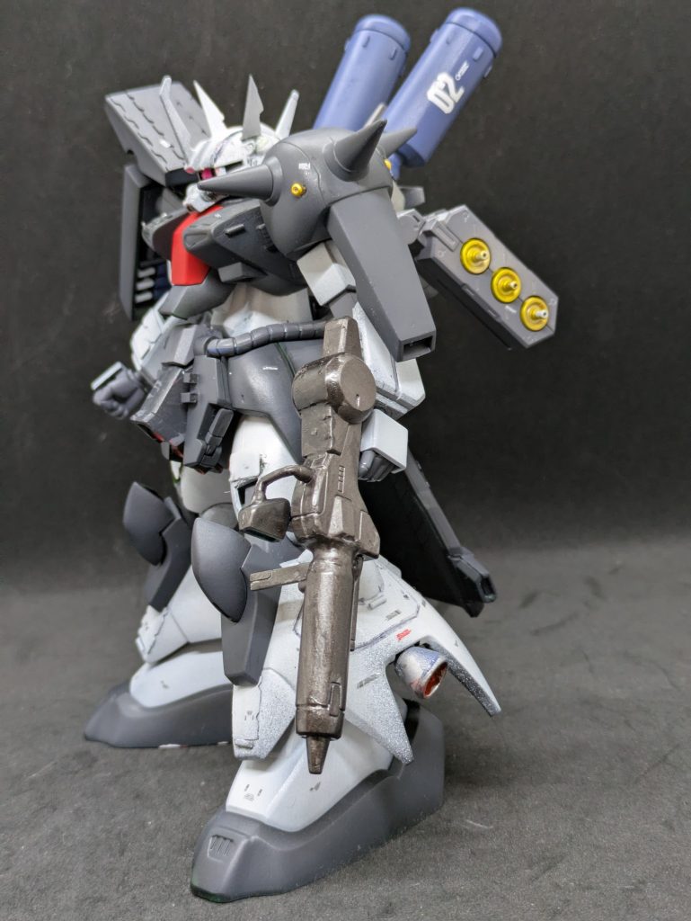 【キットのこと②】腰と太ももをちょっとだけ太くしています。マシュマーカスタムの時よりはいじっていません。もう古いキットだけど、何度も言ってるけどキット化されただけで大満足ですよ。