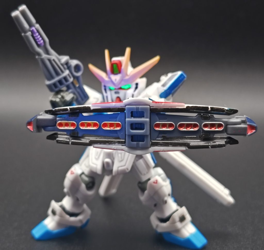 ハモニカ砲！キッドさんはバケモノメカニックですね～発射口はガンマカEXのロイヤルメタレッドで塗ってます。UVに若干反応しています。