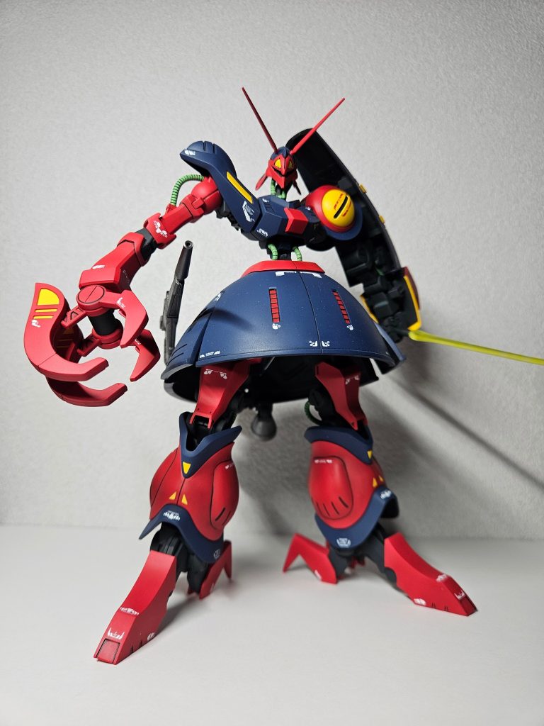 最後に箱絵のようなカットでロザミィが乗ってたときと、ジェリドが乗ってた時で随分機体の威圧感が違ったイメージ…箱絵はロザミィの時のシーンでしたね&nbsp;ご覧いただきありがとうございました！