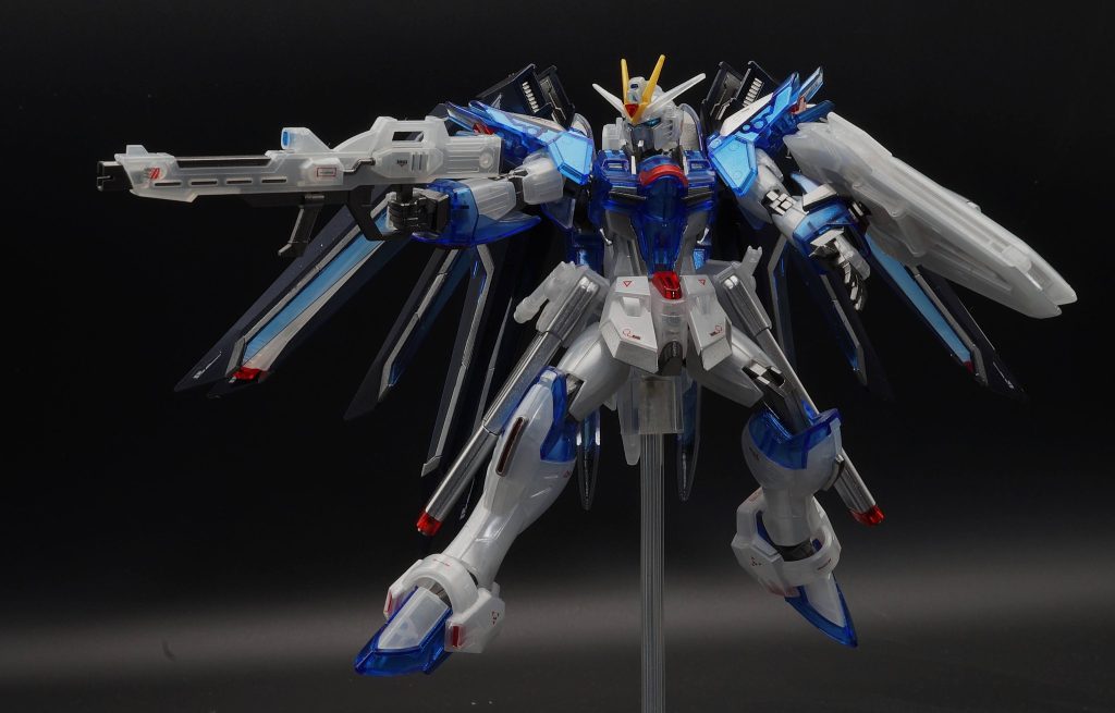 HG 1/144 ライジングフリーダムガンダム　クリアカラー部分塗装–4枚目/制作者：あるむ
