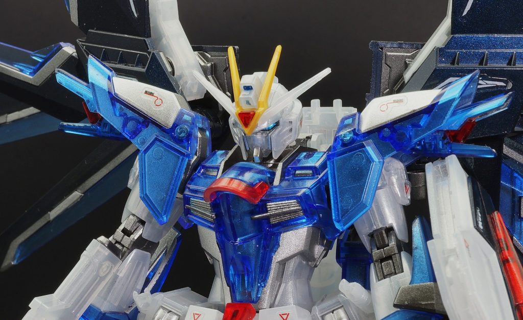 HG 1/144 ライジングフリーダムガンダム　クリアカラー部分塗装–5枚目/制作者：あるむ