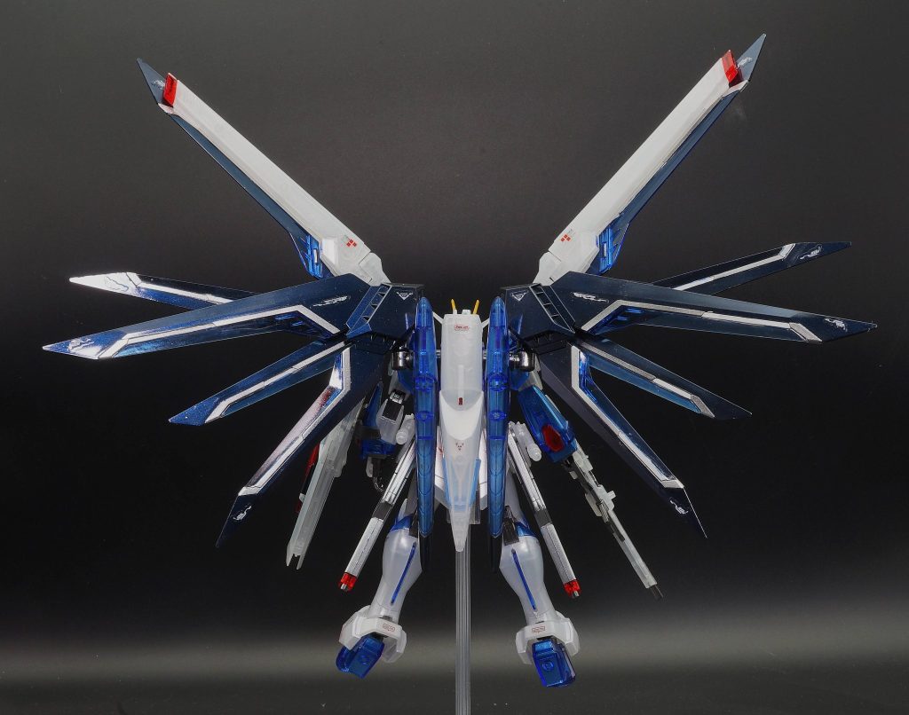HG 1/144 ライジングフリーダムガンダム　クリアカラー部分塗装–4枚目/制作者：あるむ