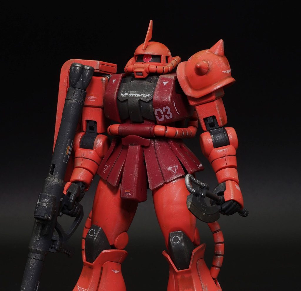 HGUC 1/144 シャア専用ザクII　成型色仕上げ