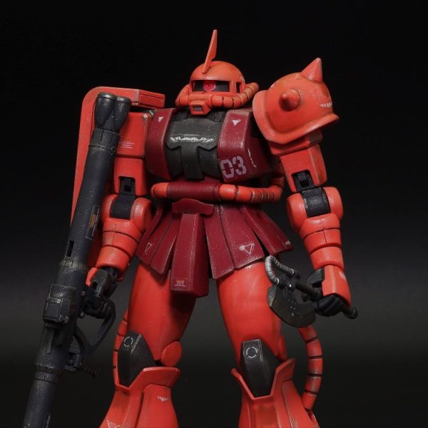 HGUC 1/144 シャア専用ザクII　成型色仕上げ