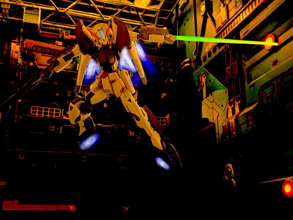 作品名：ガンダム50周年プロローグムービーに感化されて<p>ガンダム50周年プロローグムービーを見てた時に自分のオリジナルガンダムがカットシーンに現れている妄想を見てた俺は重傷だ、わかってくれる人いるのか？だな</p>
