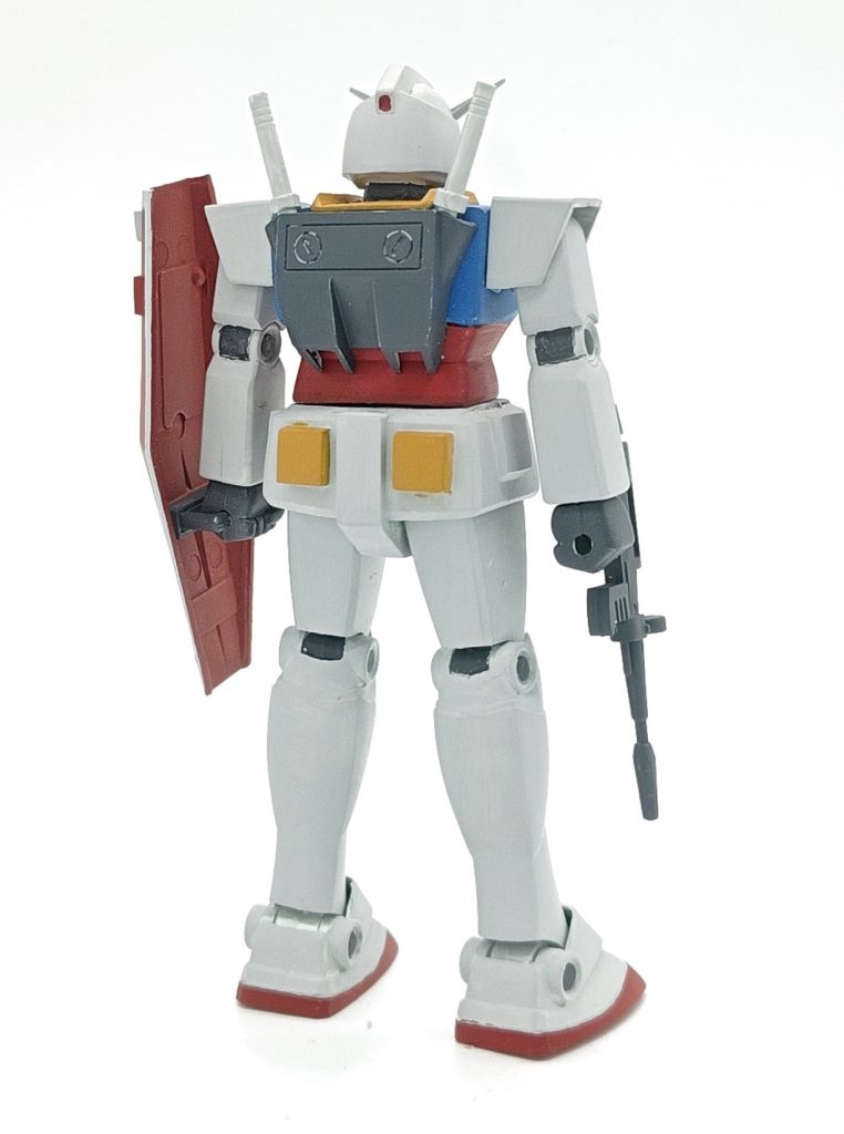 旧キット1/144ガンダム–4枚目/制作者：【侍モデリング部】ユッキー