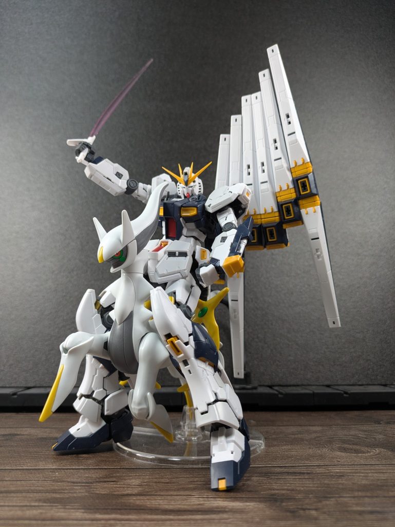 アリュゼ、、、アルセウス＆νガンダム–2枚目/制作者：ONIchan