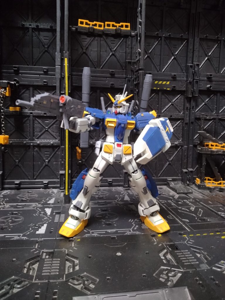 当時ガンダム６号機欲しさに思いついた制作案、好きなガンダムGP-01を元に10年近く構想してました🤔🤔