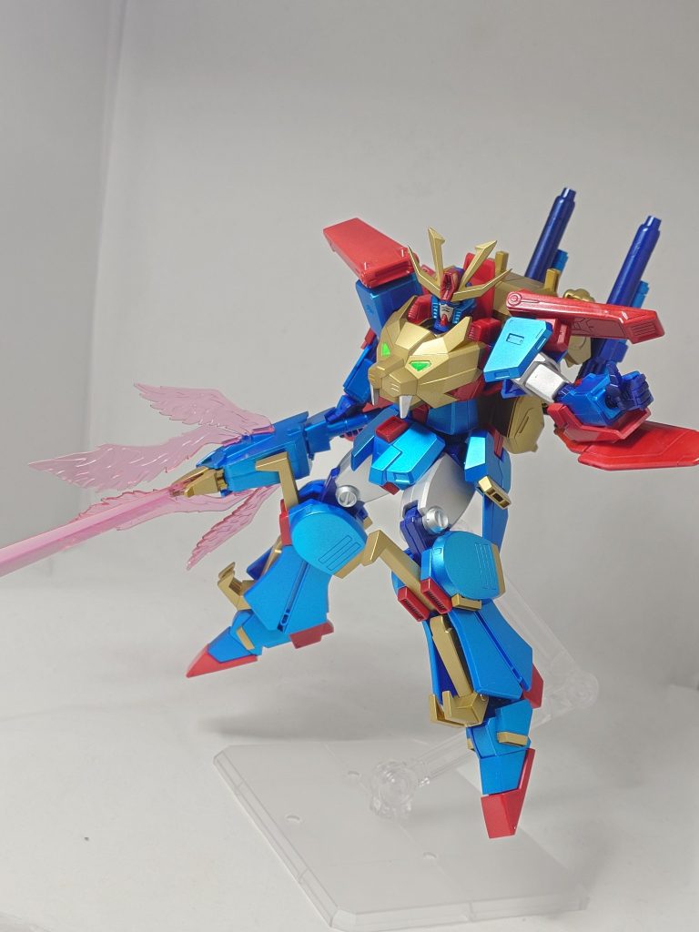 という訳で、メタリック トライオン3でした！写真だと分かりにくいのですが、半光沢でちょっと重みもある感じで超合金のような出来になりました。めちゃくちゃ満足です😊&nbsp;見て頂いてありがとうございました