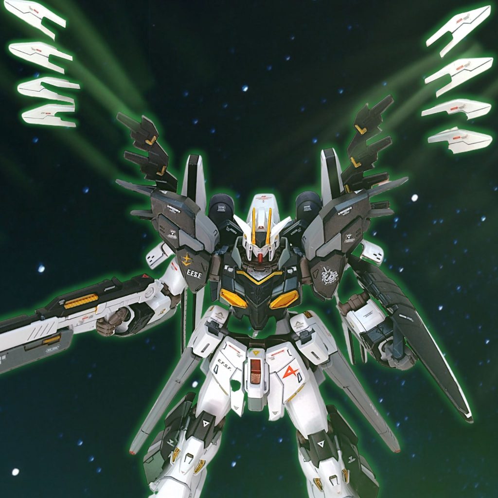 小型ファンネル！！フィンファンネルは付けるとこなくてやめました(gundam-kao5)