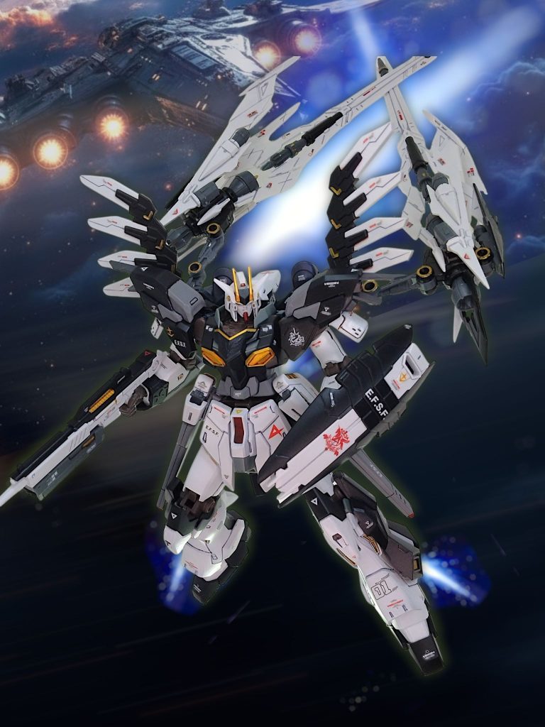 ジオン通信兵「大佐！目標の輸送艦からＭＳ1機が発進。こちらに向かってきます！あれは、ガンダム！？」フロンタル「ちっ、アナハイムめ・・・謀ったな！」