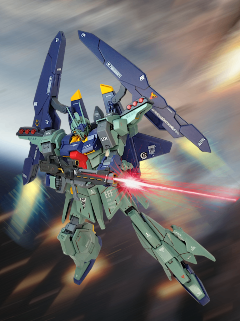 ということで、ハサウェイ＆リ・ガズィでした(gundam-kao8)今回はリ・ガズィ改と銘打ちましたがリ・ガズィ &nbsp;カスタムが「RGZ-91 B」という型式なので、次はC型だね・・・そういえばジム改もタイプCだ！ということで名前が決まりました(gundam-kao5)