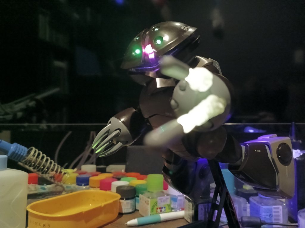MG アッガイ LED組込み–6枚目/制作者：福田 義康