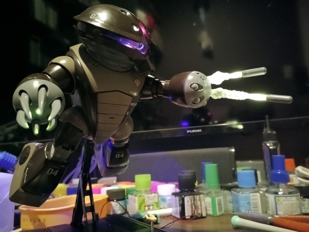 MG アッガイ LED組込み–5枚目/制作者：福田 義康