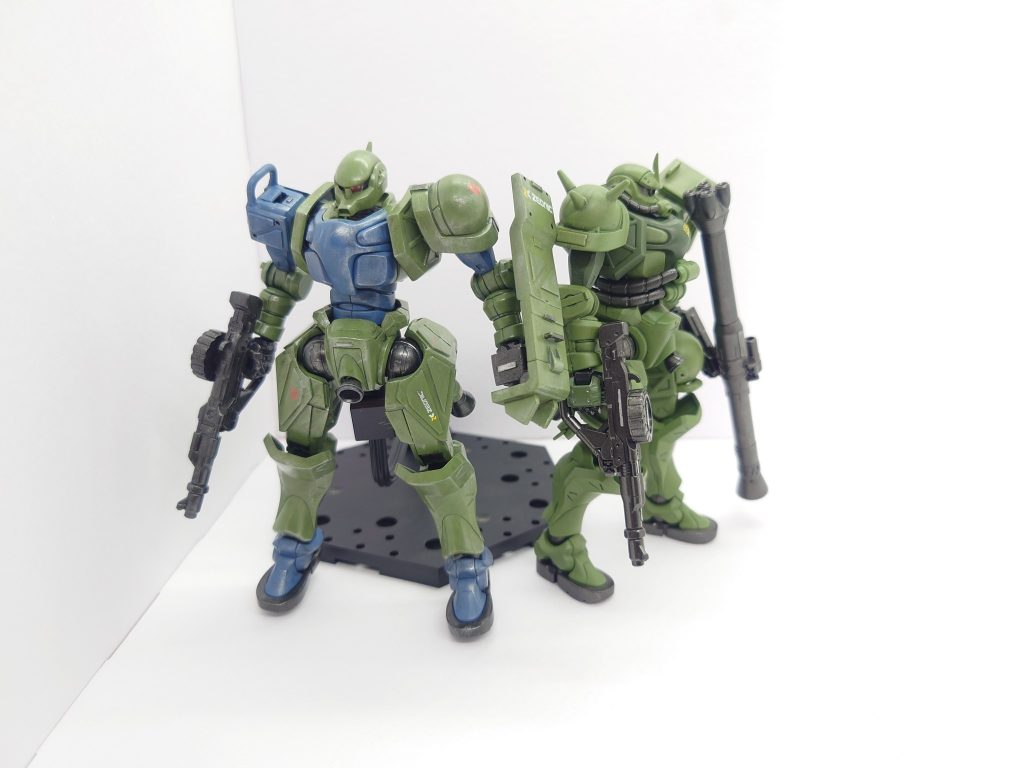 プロトタイプザクとツーショットで