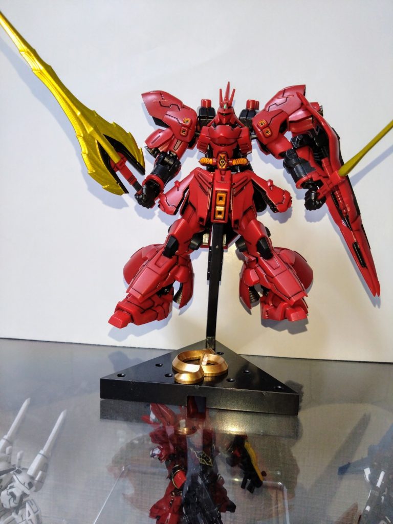 GフレームFA　サザビー（オプションパーツセット）–4枚目/制作者：基本筆塗り部分塗装仕様