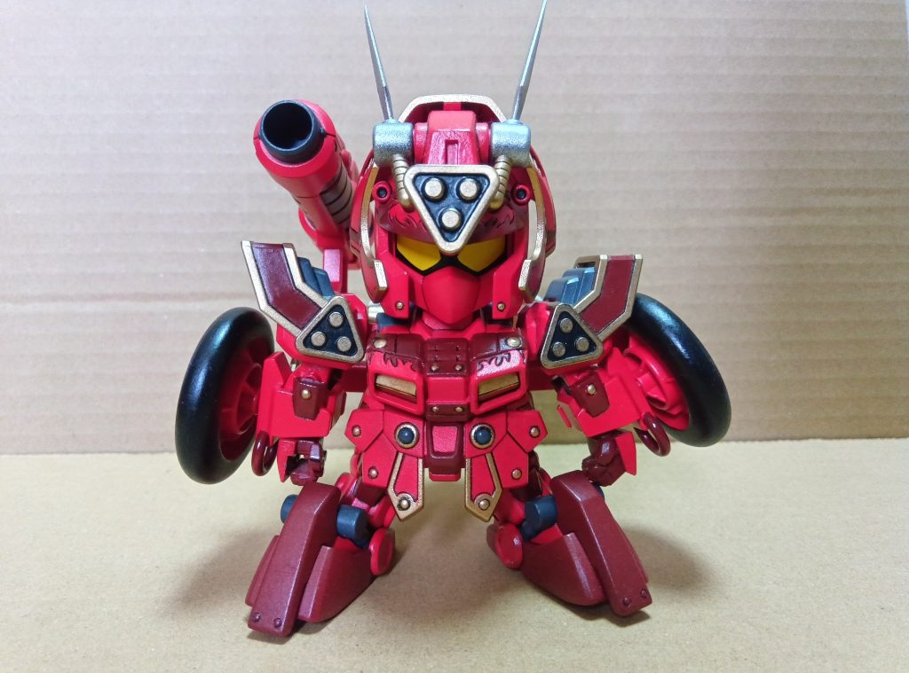 レッドウォーリアの初出はプラモ狂四郎ですが、自分が知ったのは超戦士ガンダム野郎の この機体からです。