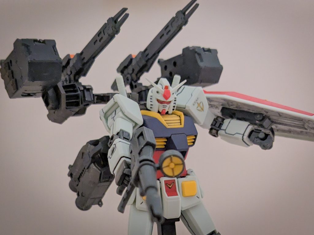 以上、ガンダム予備機(ストライダー装備)でした。