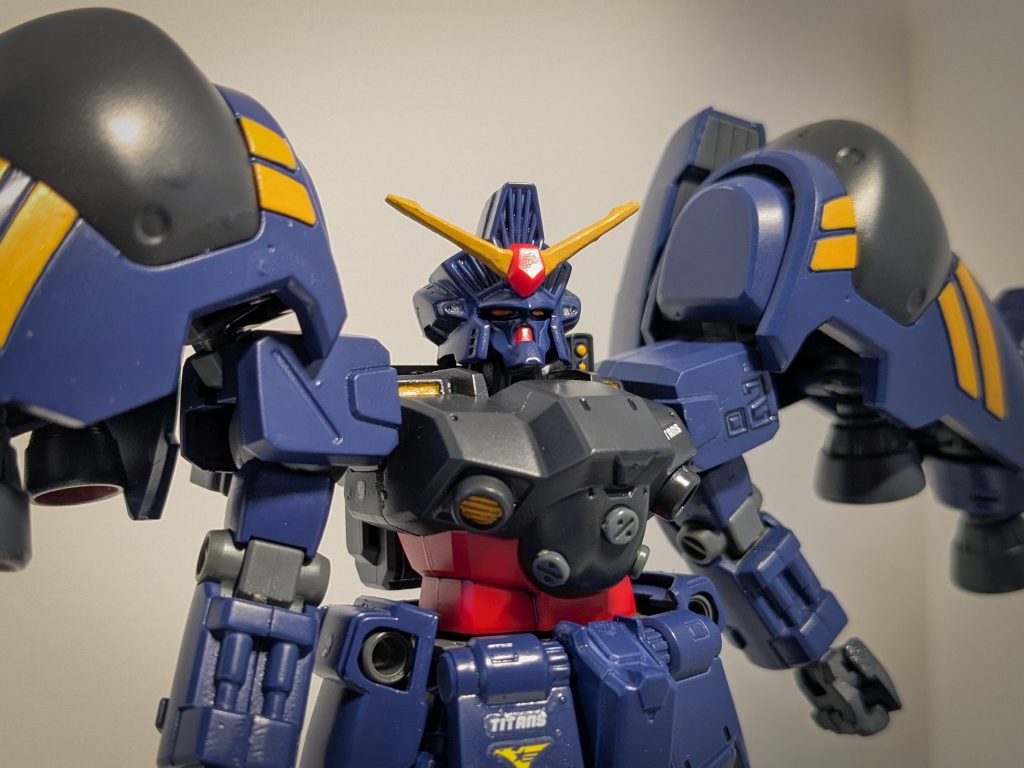 ガンダム試作二号機 ティターンズカラーでした。メルカリで売ります。