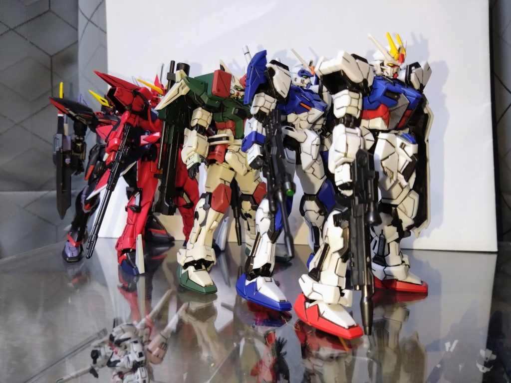 GフレームFA　デュエルガンダム–3枚目/制作者：基本筆塗り部分塗装仕様