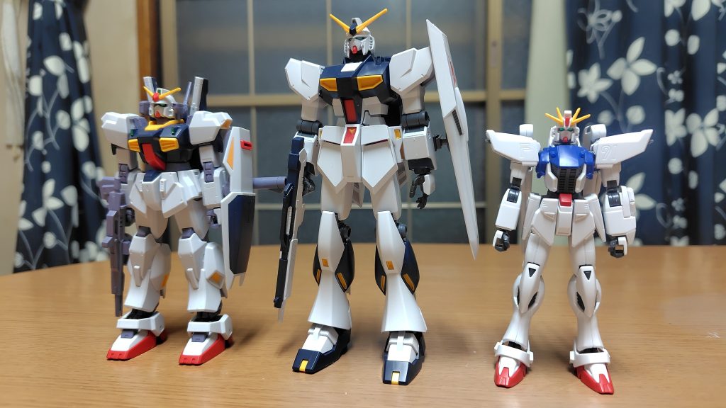最初のムーバブルフレーム機ガンダムMk-Ⅱ、大型化のνガンダムと大型化の一途を辿るMSにサナリィ推進のフォーミュラ計画の試作機F91から見れる技術発展！