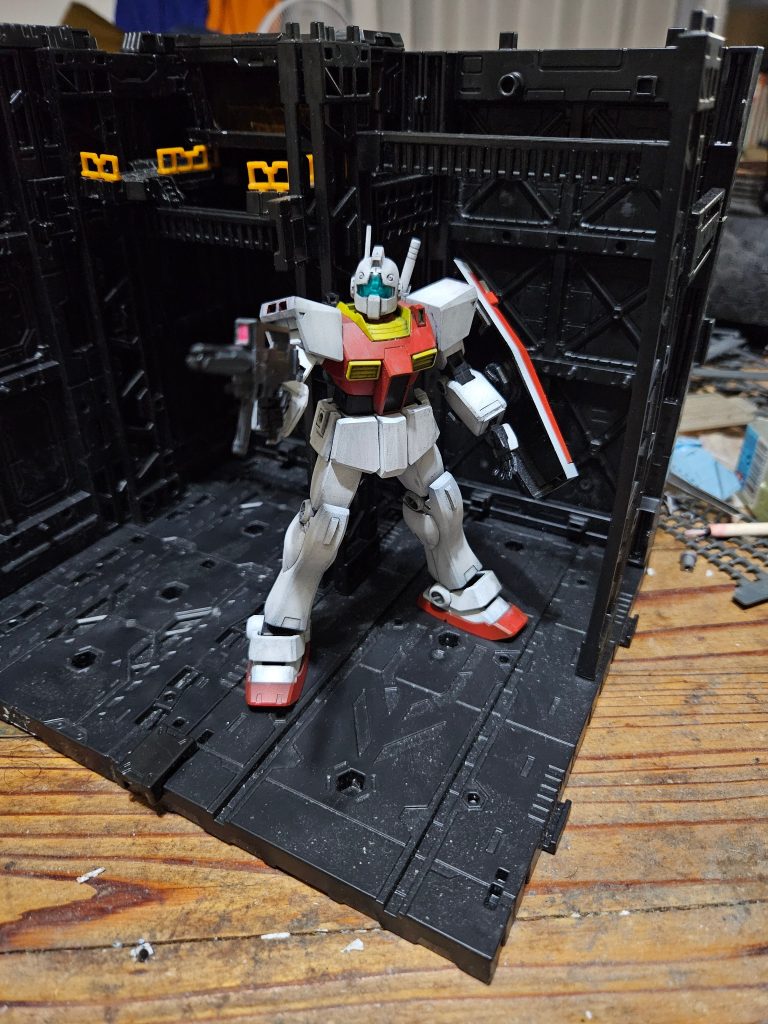 各所のカメラは塗装したプラ板を貼ったった