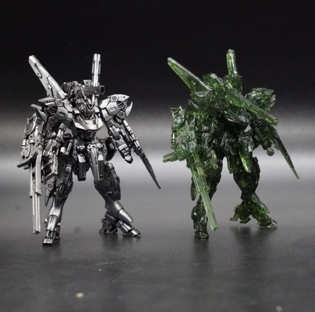 以前、メタリック塗装した作品と並べました。https://gumpla.jp/other/2263459