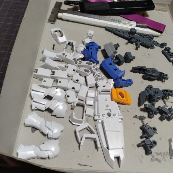 HGガンダム７号機製作