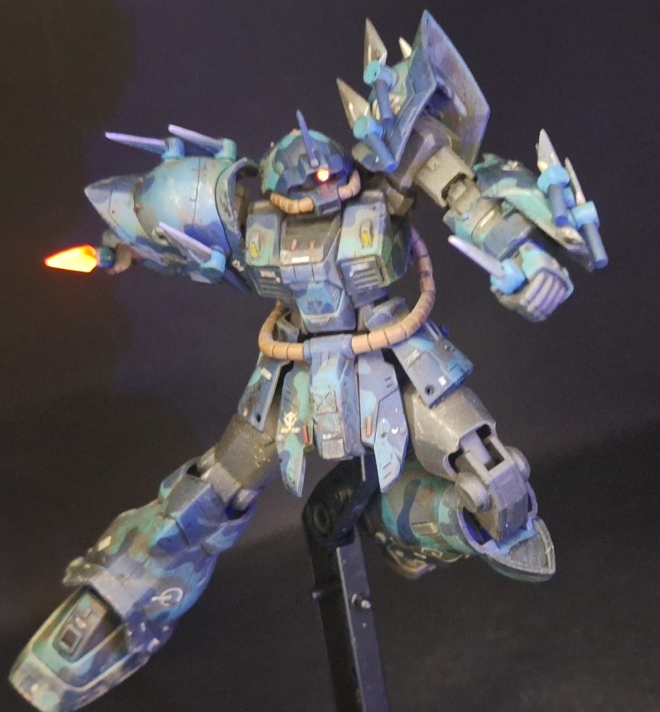 HG イフリート・シュナイド 迷彩塗装–3枚目/制作者：@feiru777