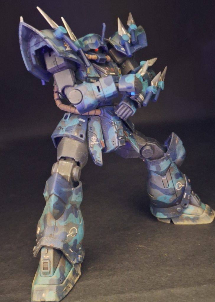 HG イフリート・シュナイド 迷彩塗装–5枚目/制作者：@feiru777