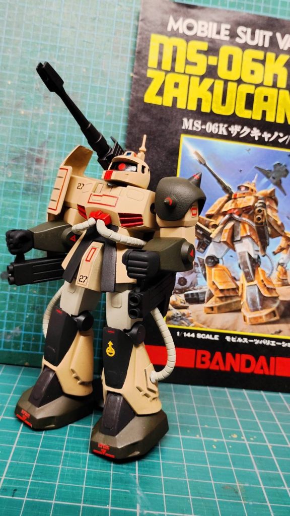 　1/144 MS-06K ザクキャノン　