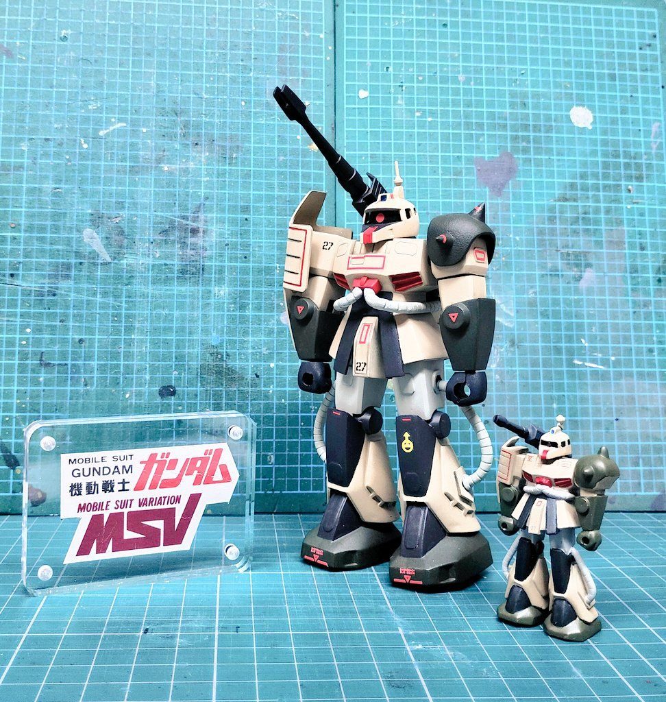 　1/144 MS-06K ザクキャノン　–3枚目/制作者：だんくら工房・mk戦車