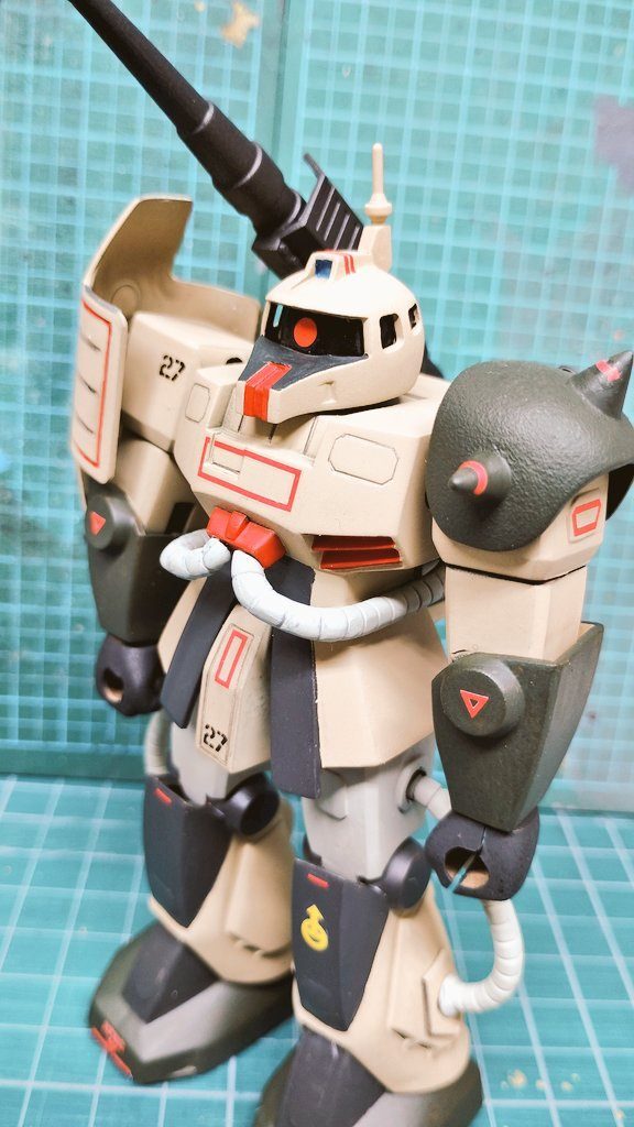 　1/144 MS-06K ザクキャノン　–2枚目/制作者：だんくら工房・mk戦車