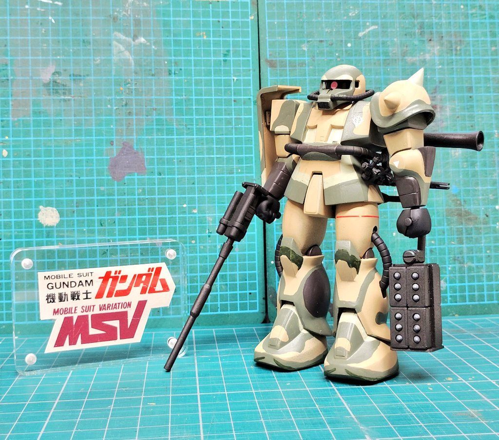 　1/144 MS-06J 湿地帯戦用ザク　