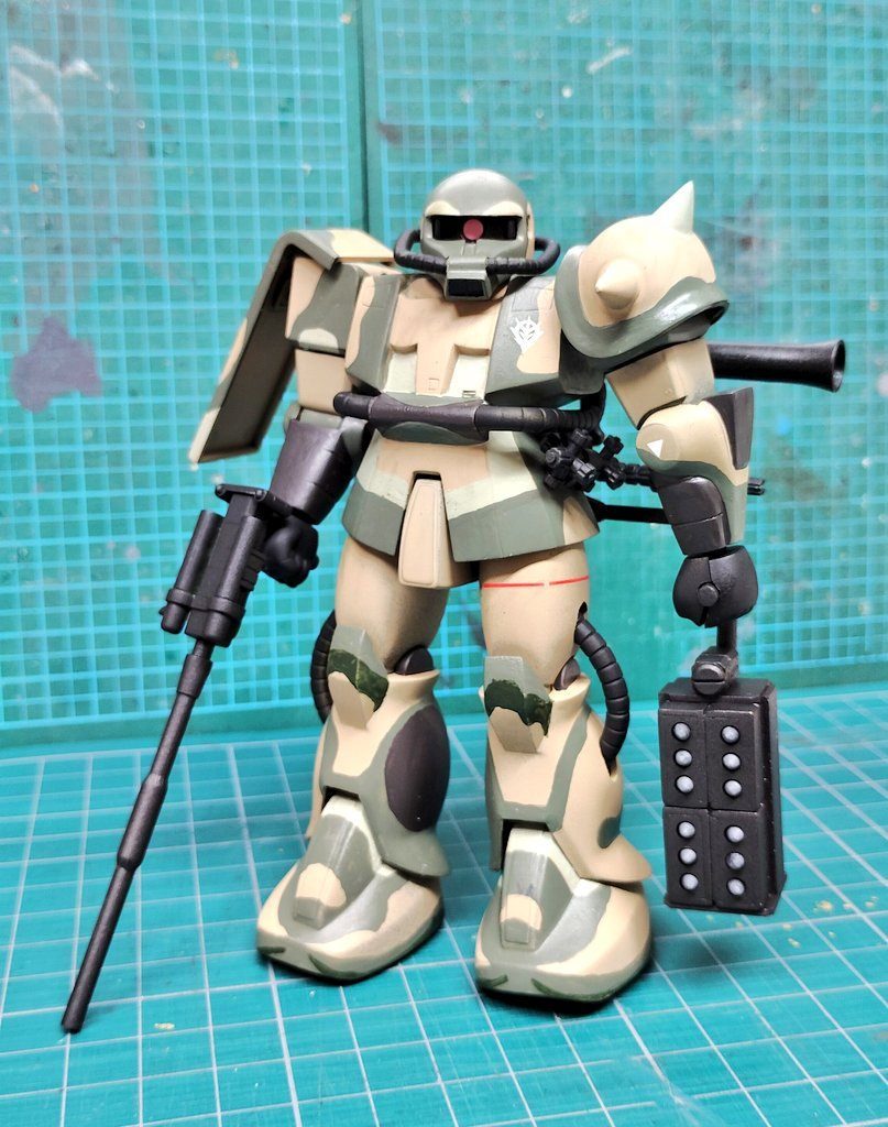 　1/144 MS-06J 湿地帯戦用ザク　–2枚目/制作者：だんくら工房・mk戦車