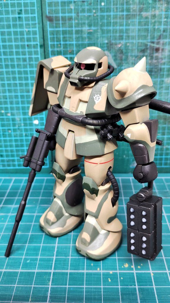 　1/144 MS-06J 湿地帯戦用ザク　–3枚目/制作者：だんくら工房・mk戦車