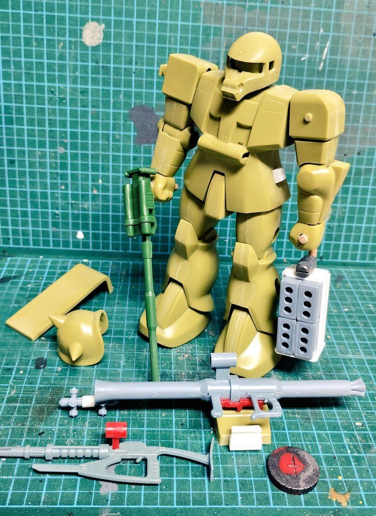 　1/144 MS-06J 湿地帯戦用ザク　–4枚目/制作者：だんくら工房・mk戦車